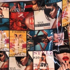 Funky Supermodel Parody Vinyl Tote